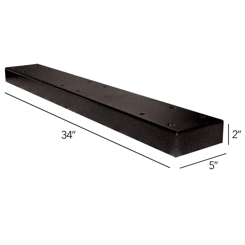 Mail Boss 7140 Box Spreader Bar, For Three-Mailbox Applications, Black - Image 4